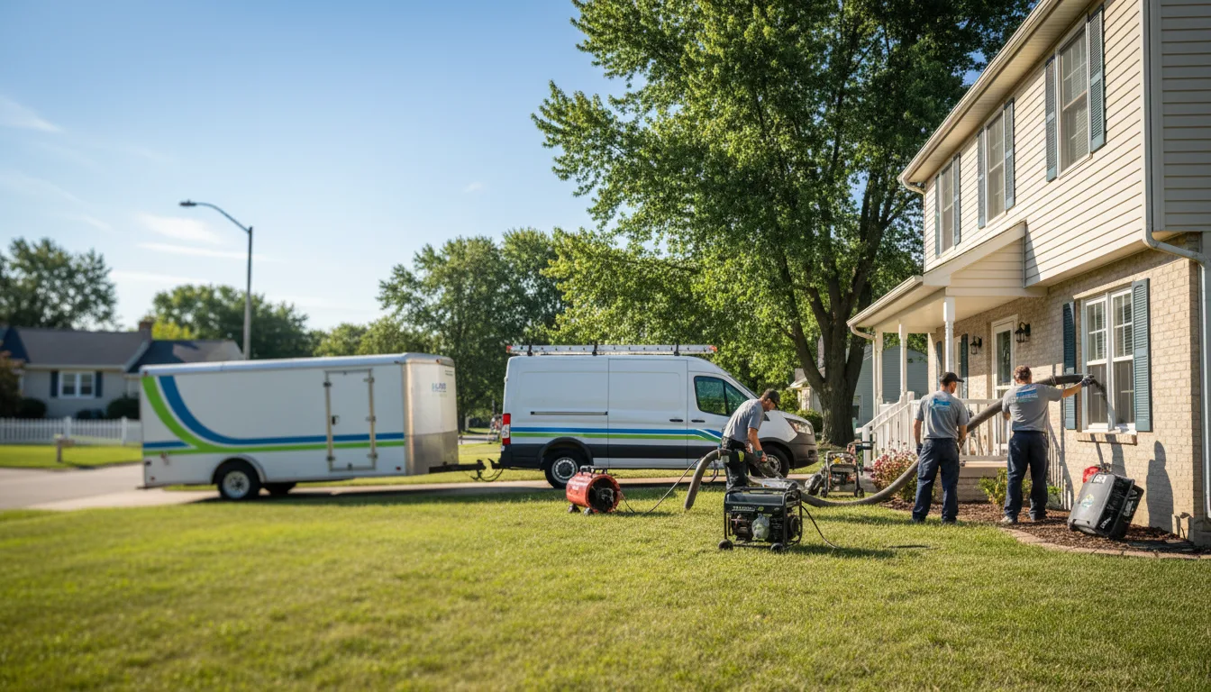 Flooded Basement Restoration And Cleanup With Repair in Byron, NE near me